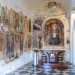 Camminando sul pavimento a scacchiera ci avviciniamo alle pareti affrescate, il vero tesoro  della chiesa. Sono opera di Michele DElia, appartenuto alla bottega di Giovanni di Francia: pittore attivo in Puglia nella prima met del Quattrocento